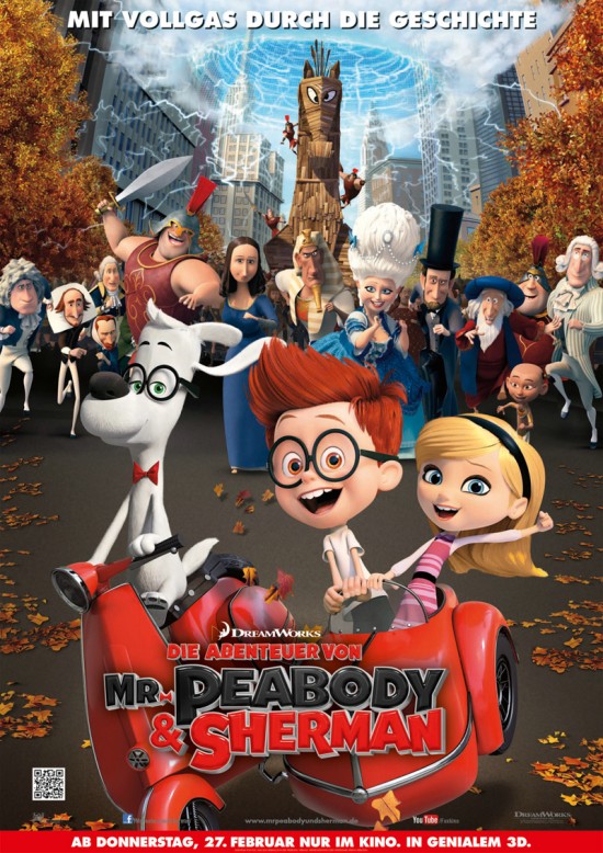Die Abenteuer von Mr. Peabody & Sherman (Poster)