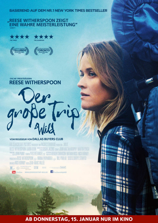 Das Plakat zu "Der große Trip – Wild" mit Reese Witherspoon.