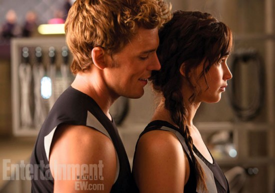 Catching Fire: Sam Claflin, Jennifer Lawrence