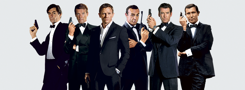 James Bond - Alle 007-Darsteller von Sean Connery bis Daniel Craig im  Überblick